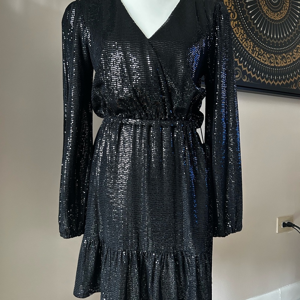Michael KORS Black Sequin Dress